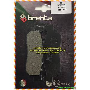 431-117, xmax 400 arka balata, xmax 250 arka balata, x-max 250 arka fren balata, BRENTA D�SK BALATA YAMAHA X-CITY / X-MAX / R6 / R1 yamaha xcity 250 arka balata xmax arka balata x-max arka balata