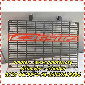 Honda Cb 650F �zel Red Black Radyat�r Koruma 2017-18, Cb 650 Radyat�r Koruma