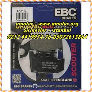 Suzuki Burgman 200 arka fren balatas� EBC SFA413 organik balata, An 200 Oranik Balata