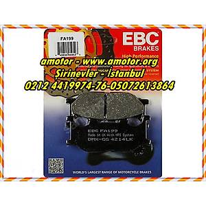 Yamaha MT-03 �n fren balatas� EBC FA199 organik balata, Mt 03 Ebc Balata