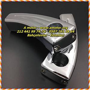 Honda Shadow VT750 1100 VTX 1300 C R S GL1800 Rebel CHROME Handlebar Risers G�DON Y�KSELTME