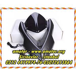 Kawasaki  Z1000 14-17 Double Bubble Cam Siyah