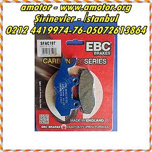 Kymco Dink 200i �n fren balatas� EBC SFAC197 karbon balata, Dink 200 Ebc Balata