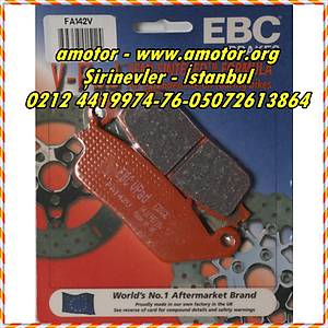 Yamaha WR 125 X �n fren balatas� EBC FA142V yar� sinterli balata, Wr125 Fren Balatas�