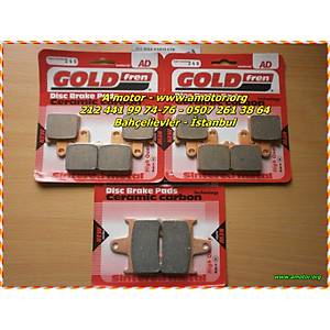 GOLDFREN tak�m balata KAWASAKI ZZR 1400 ZZR1400 GTR GTR1400 goldfren 249  goldfren 148