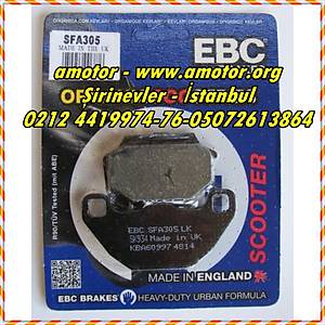 Kymco People 125 �n fren balatas� EBC SFA305 organik balata, People 125 Ebc Balata