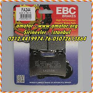 Ducati Monster 1100 �n fren balatas� EBC FA244 organik balata, Monster 1100 Ebc Balata