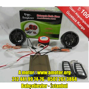  Motosiklet mp3 �alar alarml� radyo