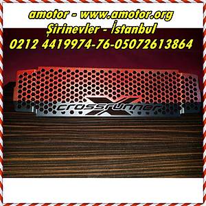 Honda Vfr 800 Art Crossrunner �zel Radyat�r Koruma Red Black, Vfr 800 Radyat�r Koruma