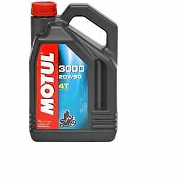 MOTUL MOTOSIKLET YAI - 3000 4T 20W50 - 4 Lt