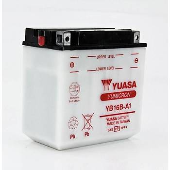 Yuasa YB16B-A1 ak bakm gerektirmeyen japon aks 2 YIL GARANTL
