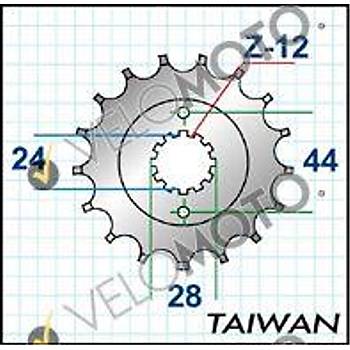 473-119	 N DL 17T HONDA VT750 SHADOW