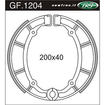 newfren GF.1204 kampana fren balatasi