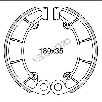 437-109	 NEWFREN FREN BALATA HONDA VT 750/800/1100 ***