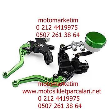 Kawasaki ye�il aliminyum  Debriyaj Maneti Debriyaj Kolu rezervuarl�