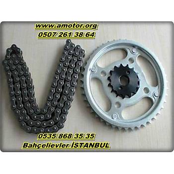 honda cbf 250 zincir dili seti twister 250 o-ringli komple set