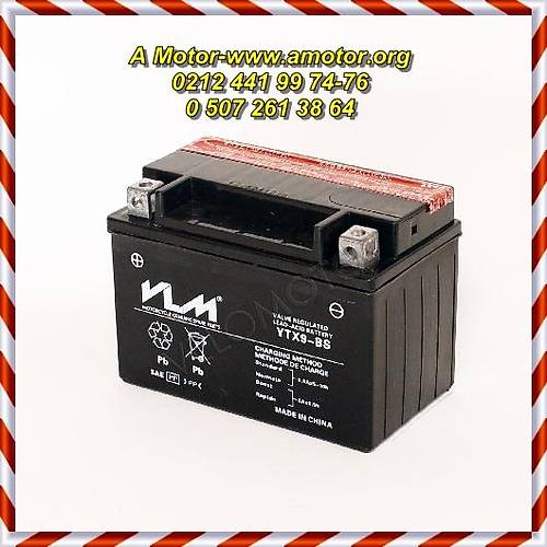 102-110	 VLM AK YTX9-BS KYMCO  MOVE  XL 125, 6 AY GARANTL VLM AK, VLM MOTORSKLET AKLER