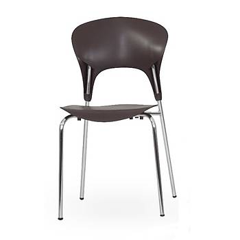 Astra Siyah Kolsuz Metal Ayaklı Sandalye