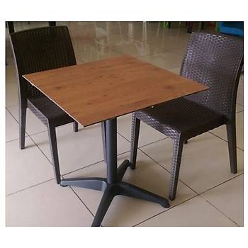 Siena Starlux Rattan Kolsuz Sandalye Kahve