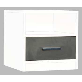 KMD102 Tek ekmeceli Komodin 45x45cm