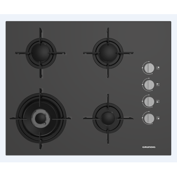 GIGL 6222410 GR Grundig Ankastre 65cm Zara Grey Cam Ocak