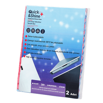 Quick & Shine - Çok Amaçlý Mikrofiber Temizlik Bezi