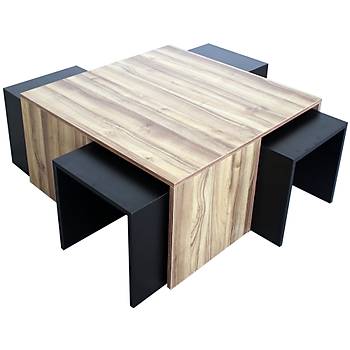 ORT104 Orta Sehpa Zigonlu 90x90cm