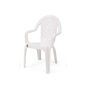 Melisa Delta Plastik Kollu Sandalye Beyaz