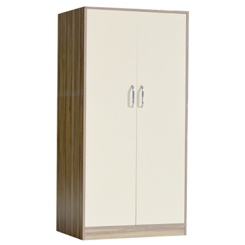 ELB102-2IC Elbise Dolab ki Kapak  ekmeceli 58x90x180