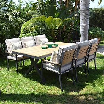 Provence 6'l Dinning Alminyum Set