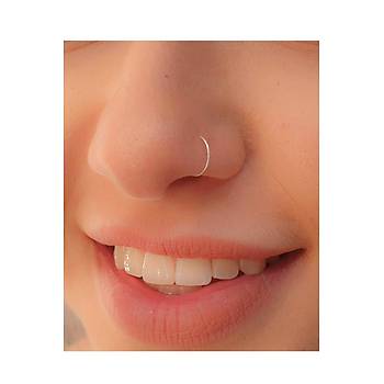 Gümüş Halka Toplu Hızma Burun Piercing Nose Ring