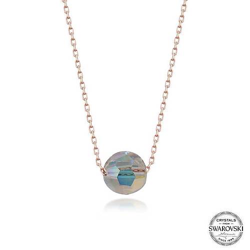 Swarovski Crystal Tal Parlak Top Gm Kadn Kolye