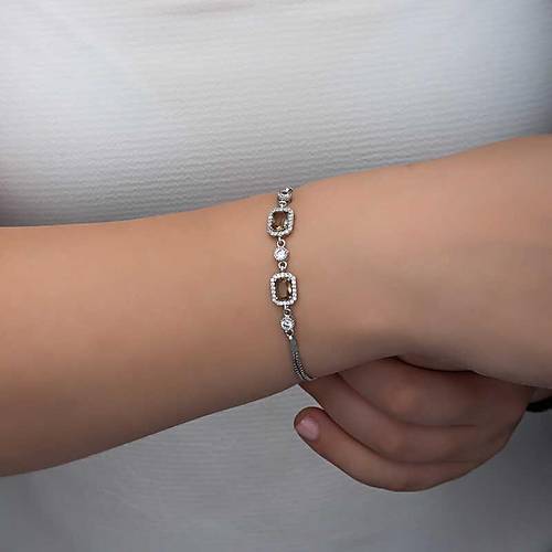 G�m�� Kare Zultanit Ta�l� Kad�n Bileklik