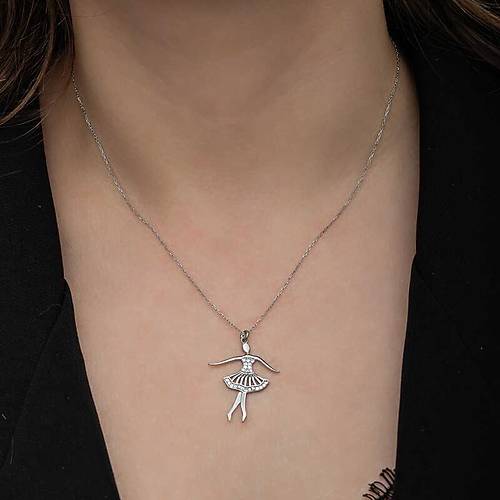 G�m�� Balerin Kad�n Kolye