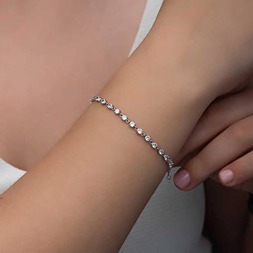 G�m�� Zirkon Ta�l� Kad�n Bileklik