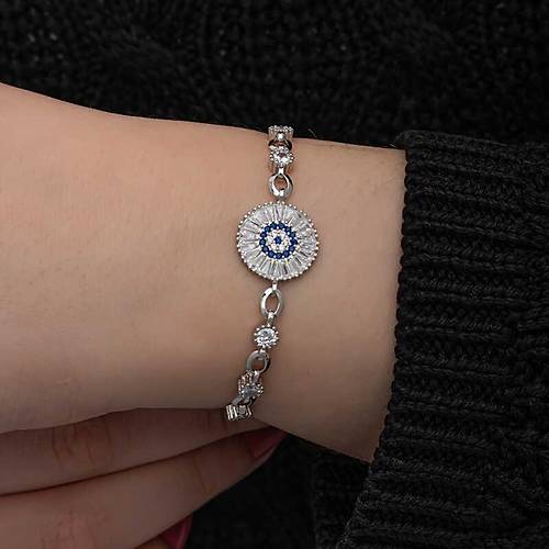 G�m�� Baget Ta�l� Nazar Kad�n Bileklik