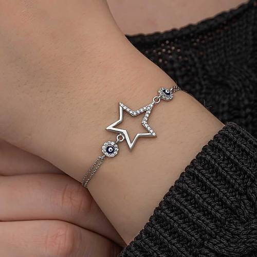 G�m�� Y�ld�z Nazarl� Kad�n Bileklik