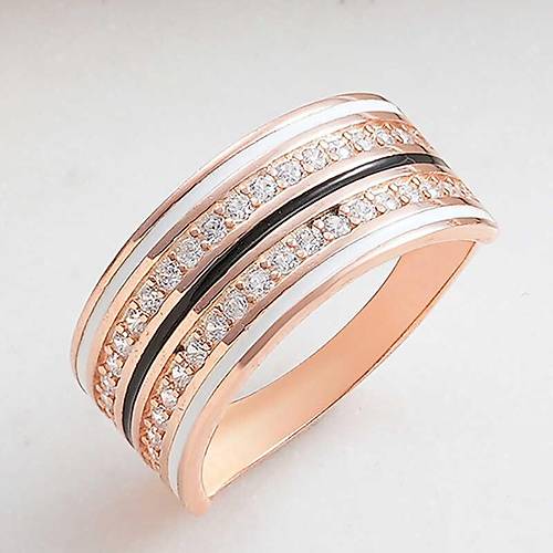 G�m�� Rose Zirkon Ta�l� Kad�n Y�z�k