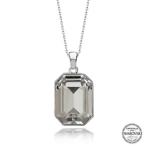 Swarovski Crystal Ta�l� Baget G�m�� Kad�n Kolye