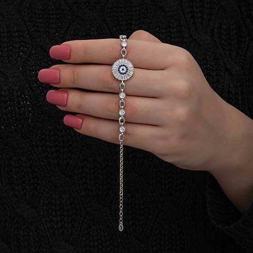 G�m�� Baget Ta�l� Nazar Kad�n Bileklik