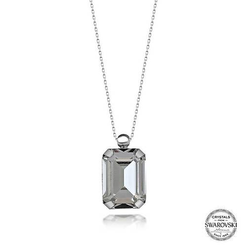 Swarovski Crystal Ta�l� Baget G�m�� Kad�n Kolye