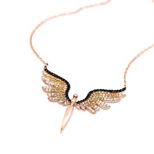 G�m�� Rose Mikail Mele�i Bayan Kolye