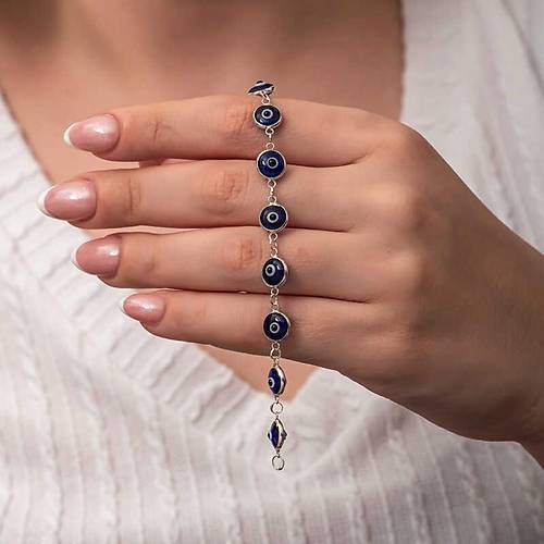 G�m�� Yuvarlak Nazar Kad�n Bileklik