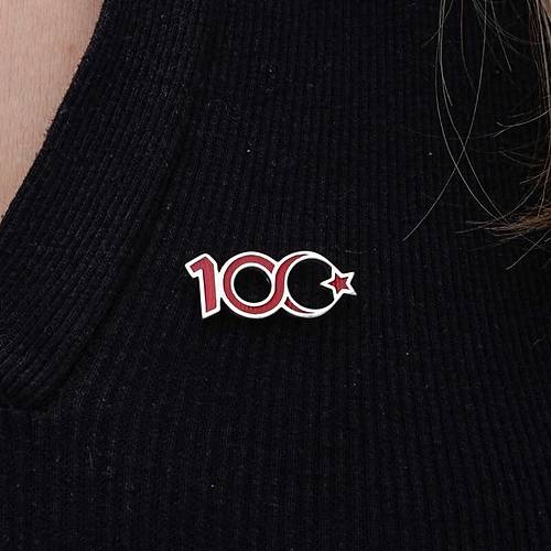 G�m�� Ay Y�ld�z 100.Y�l Rozet