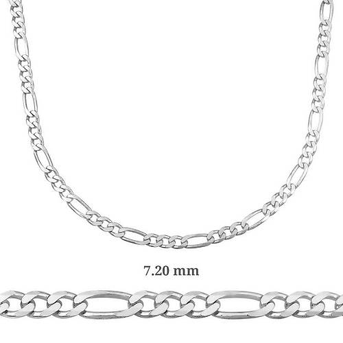 7.20 mm Gm Figaro Zincir - 200 mikron