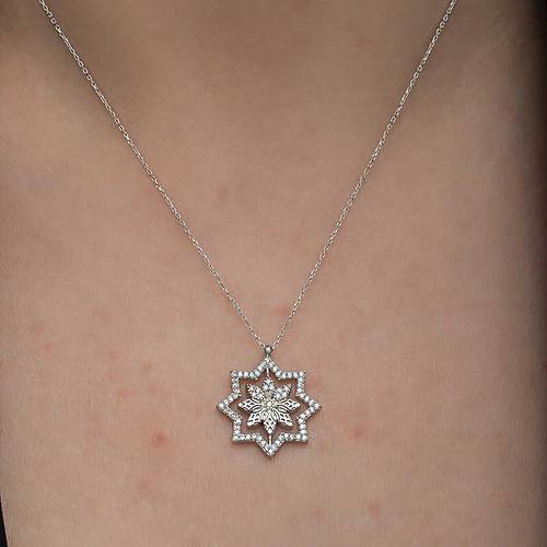 G�m�� Kar Tanesi Kad�n Kolye