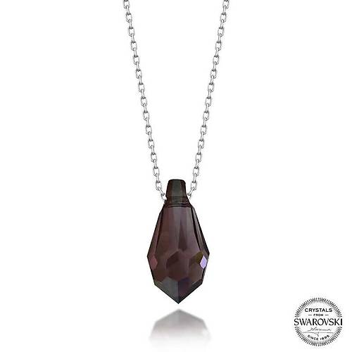 Swarovski Crystal Tal Ametist Gm Kadn Kolye 