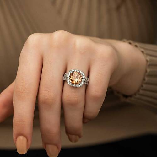 G�m�� Sar� Yuvarlak Bayan Y�z�k