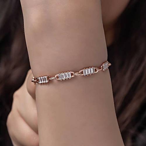 G�m�� Rose Baget Ta�l� Kad�n Bileklik