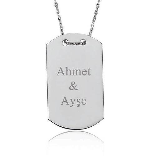 Gm simli Asker Knyesi Bayan Kolye